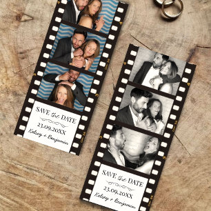 Save the Date Photo Strip Photo Booth