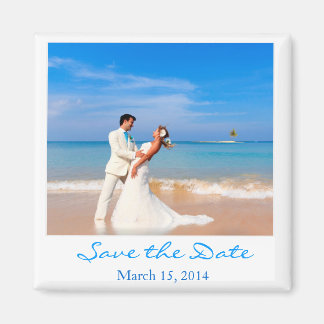Save the Date  Photo Style Magnet