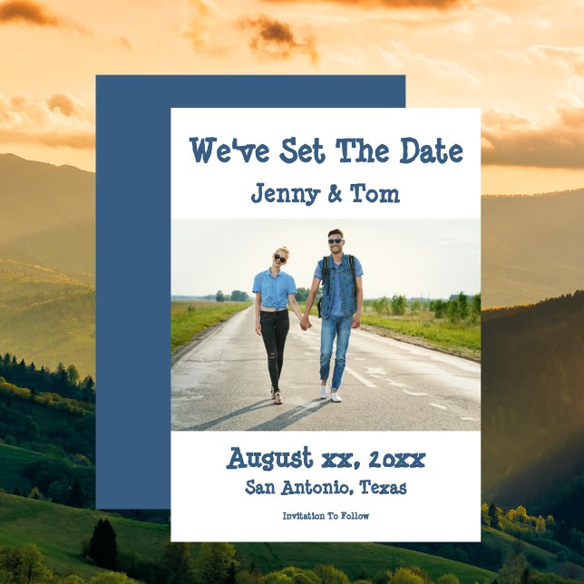 Save The Date Photo Wedding Announcement Casual (Save The Date Photo Wedding Announcement Casual)