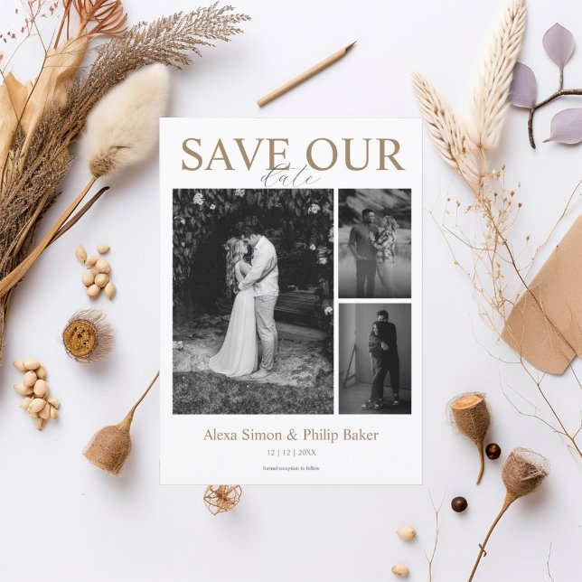 Save the date Photo Wedding Invitation (1)
