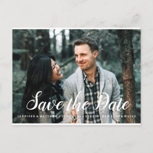 Save the Date Photocard Invitation