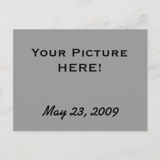 Save the Date Picture Postcard