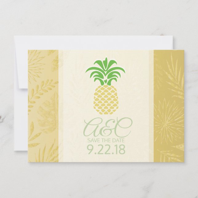Save the Date  Pineapple (Front)