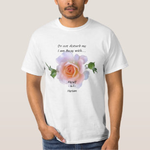 Save  the Date Pink Rose flower,  Engagement T-Shirt