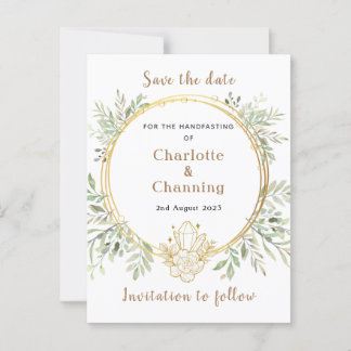 Save the Date Post Card | Handfasting | Wedding