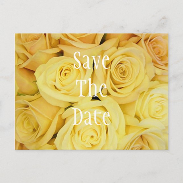 Save The Date Post Card Template (Front)