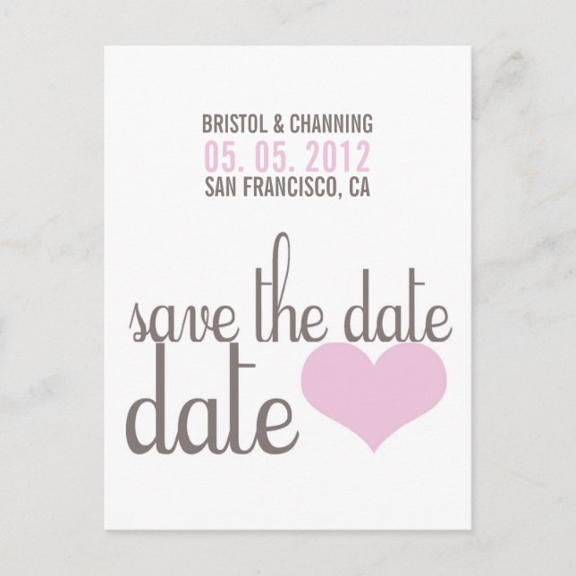 SAVE THE DATE Postcard (Front)