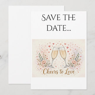 Save the date postcard