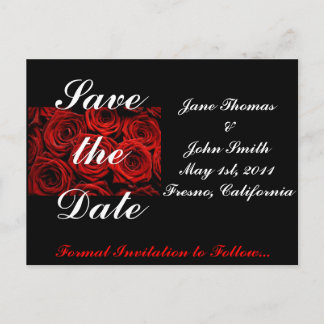 Save the Date Postcard