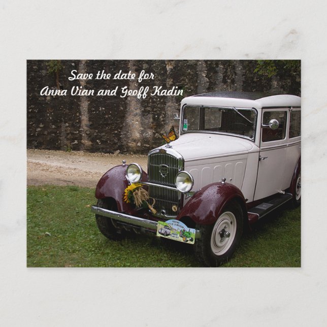 Save The Date Postcard (Front)