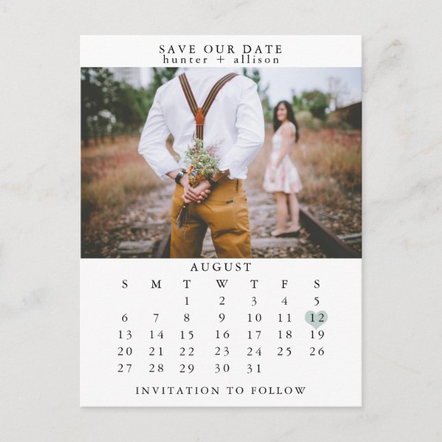 Save the Date Postcard (Front)