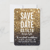 Save the Date/Postcard - Gold Lit Nite