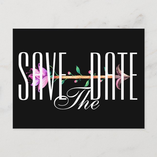 Save the Date Postcard Invitation (Front)