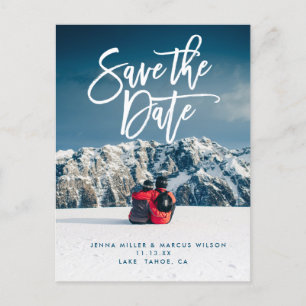 Save the date postcard script wedding collection