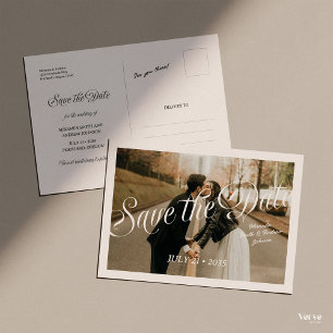 Save the Date Postcard with Photo