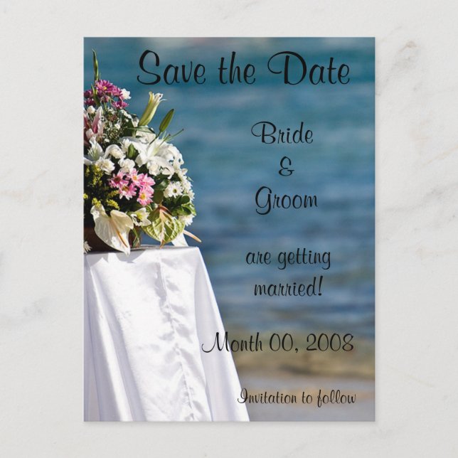Save the Date postcards (Front)