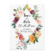 Save The Date Postcards Beautiful Fall Flowers