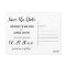 Save The Date Postcards Beautiful Fall Flowers