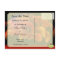 Save the date postcards, orange calla lillies