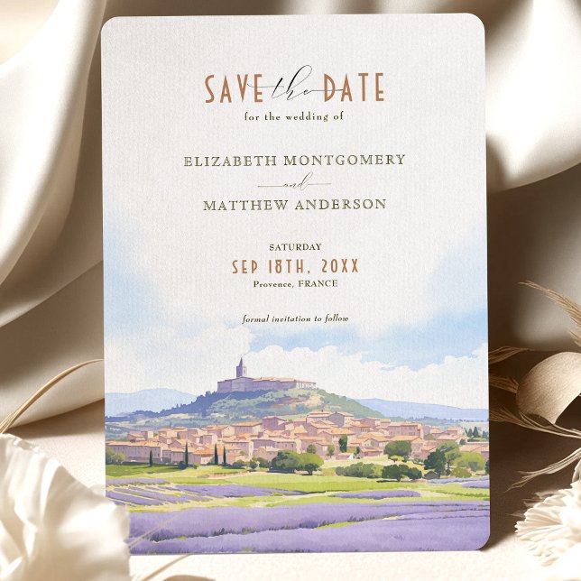 Save The Date Provence France Destination Invitation (Creator Uploaded)