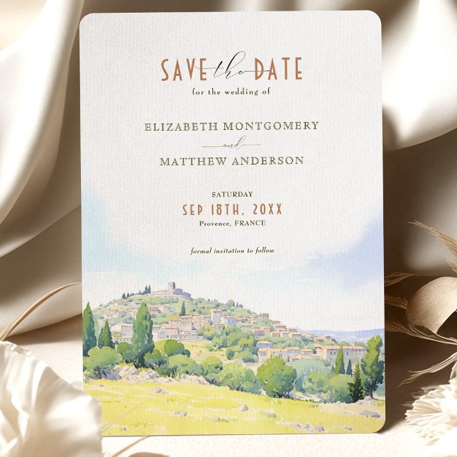 Save The Date Provence France Destination Invitation (Creator Uploaded)