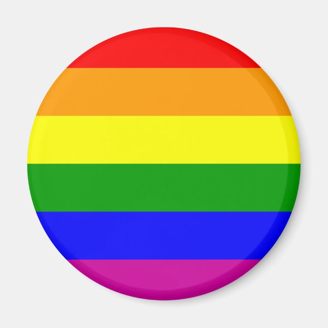 Save the Date/Rainbow Wedding/Gay Pride Magnet (Front)