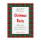 Save the Date Red Green Plaid Holiday