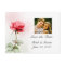 Save the Date - Red Rose Photo Postcard