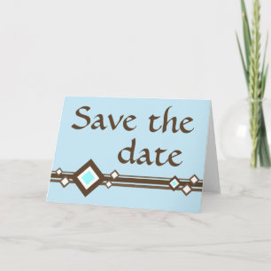 save the date : retro diamonds : announcement