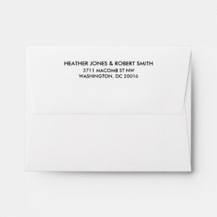 Save the Date Return Address Envelope