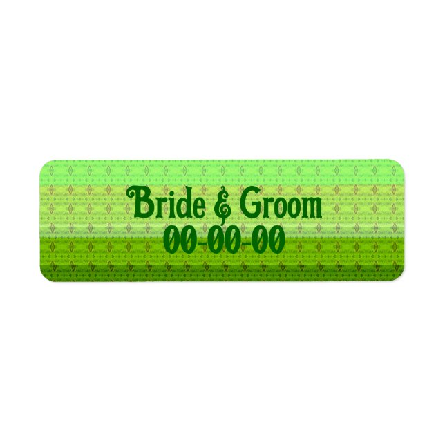 Save the Date Return Address Label (Front)