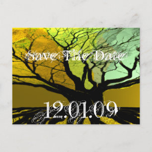 Save The Date - Roots Announcement Postcard
