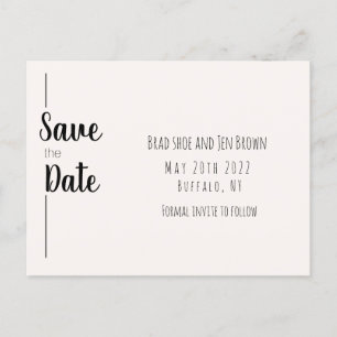 Save the Date! Save The Date Invitation Postcard