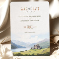 Save The Date SCOTLAND Highlands Destination
