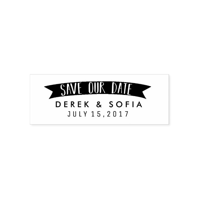 Save The Date Self Inking Stamp (Design)