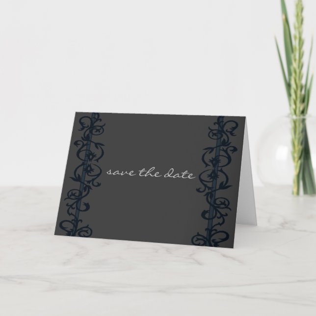Save The Date simple elegant Announcement (Front)