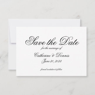 Save the Date Simple Script - Casual Wording