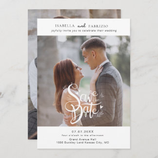 Save the Date Simple Wedding Invite