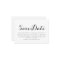 Save the Date | Simplistic Mod White Dark Grey