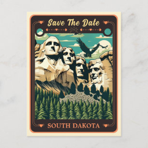 Save the Date South Dakota Invitation Postcard