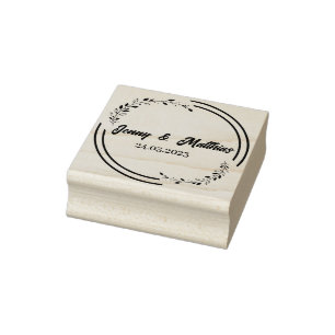 Save the date stamp, envelope adressing rubber stamp