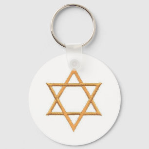 Save the Date/Star of David Key Ring