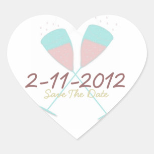 Save The Date Sticker