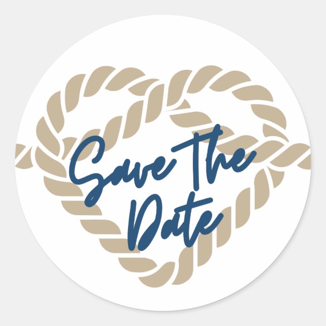 Save the Date Sticker (Front)