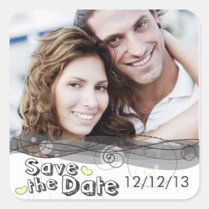 Save the Date Stickers