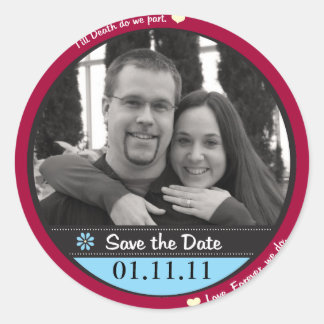 Save the Date Stickers