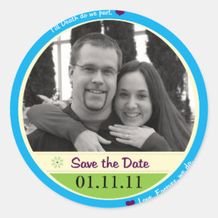 Save the Date Stickers