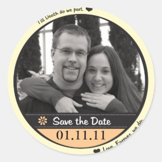 Save the Date Stickers