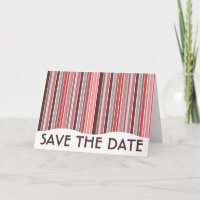 save the date : striped curtain :