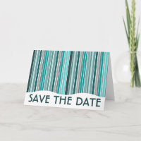 save the date : striped curtain :